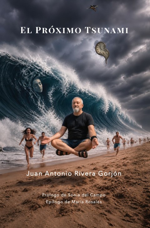 Portada de El próximo tsunami, de Juan Antonio Rivera Gorjón